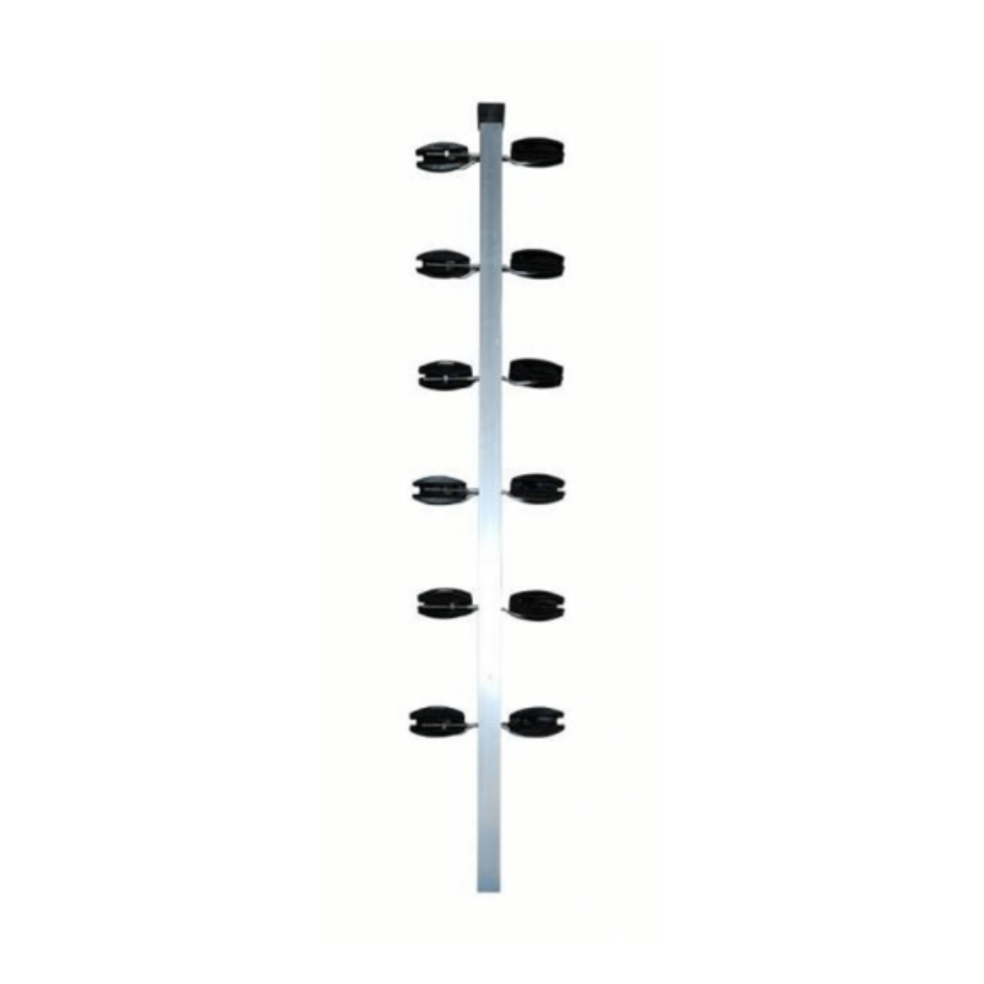 Haste Cerca Tubular Quadrada Para Canto 25X25MM 1 M Completa Com 12 Isoladores - Confiseg 000000000002818 Confiseg - imagem 2