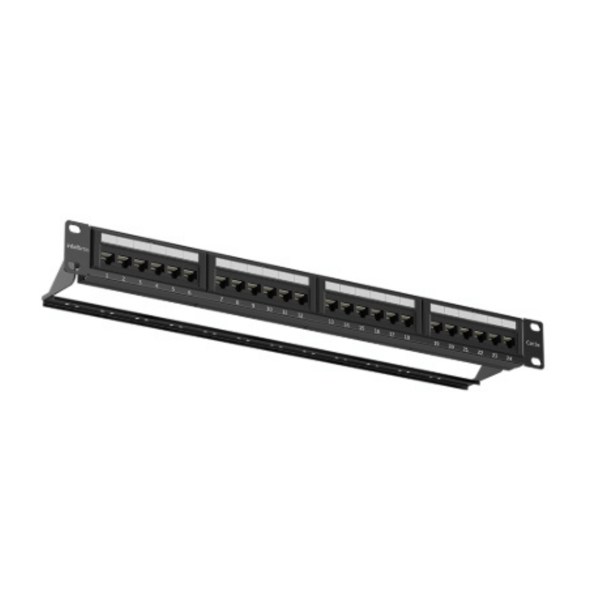 Patch Panel CAT5E 24 Portas 1U 19" Impact LAN - PP524 - Intelbras PP524 Intelbras - imagem 4