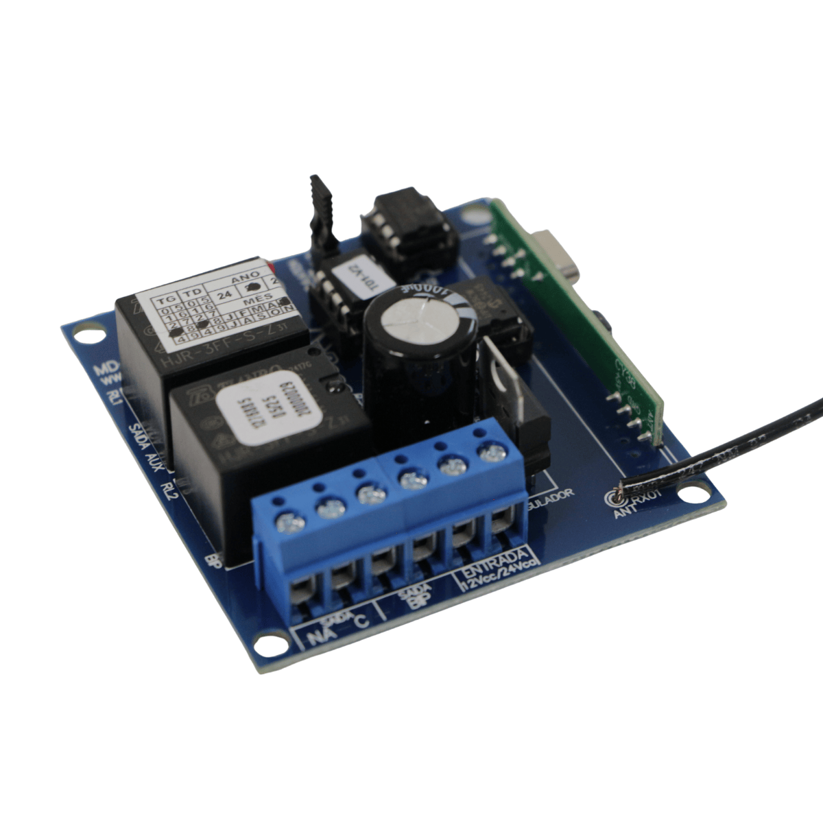 Receptor Peccinin Módulo Md T01 12/24V – 433,92 Mhz - Nice 000000000020003238 Nice - imagem 6