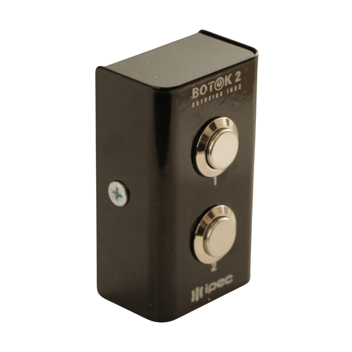 Botoeira Inox Preta 2 Botões - Botok 2 - Ipec A2525-PT IPEC - imagem 3