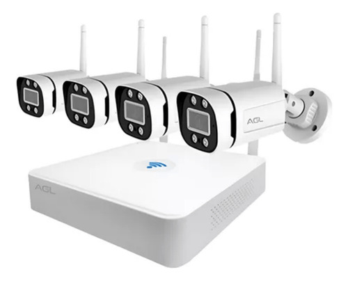 Kit Wi-Fi 1080P 4 Cameras E Hvr AGL 1204 - Unidade 1106356 AGL - imagem 2