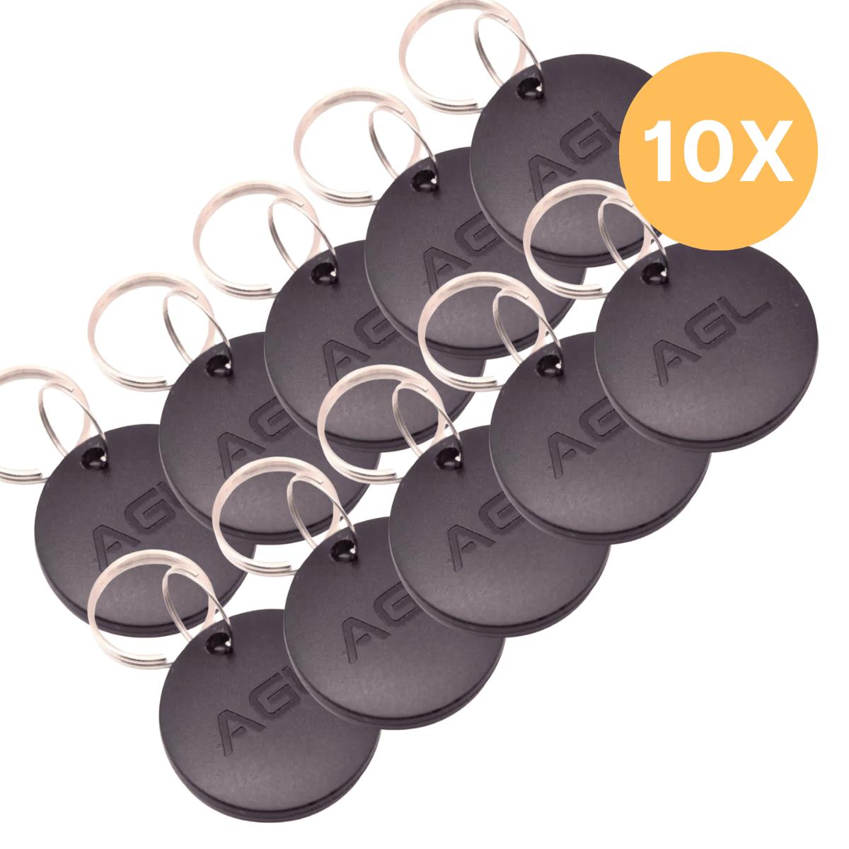 Kit 10 Chaves Digital Chaveiro Tag AGL 125kHz Aproximação