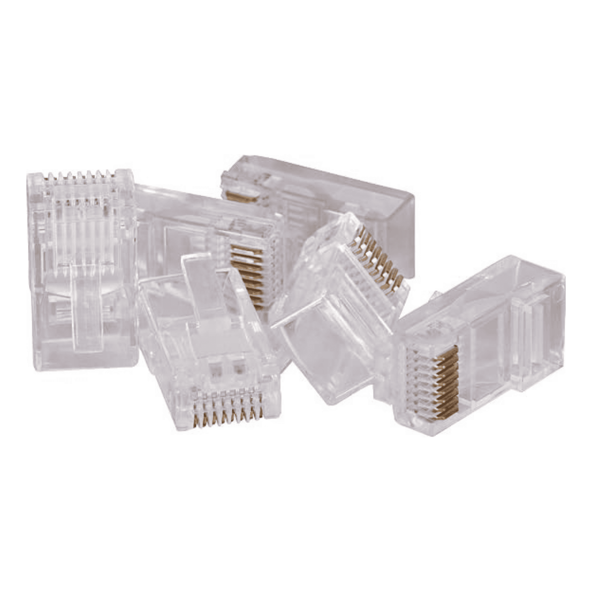 Pacote Com 100 Conectores RJ45 Macho Plug Utp CAT5E - Mpt KT100RJMPT MPT - imagem 5