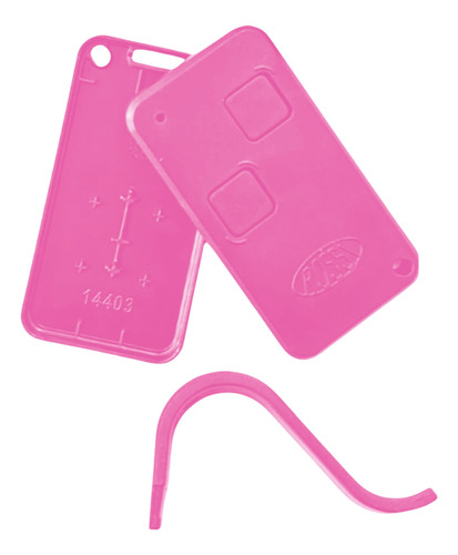 Caixa Controle Frente Fundo Botao E Presilha Ntx - Rosa - Charm - Rossi R-14856 Rossi - imagem 2
