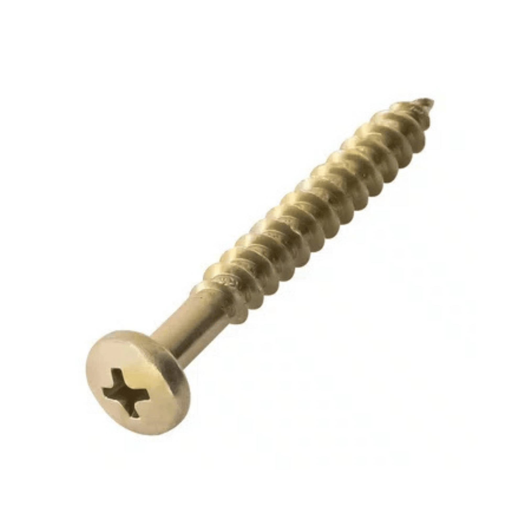 Parafuso Chipboard Cabeça Panela Phillips 5X60MM Bicromatizado - Pacote Com 10 Unidades - Forzon 011551 Forzon