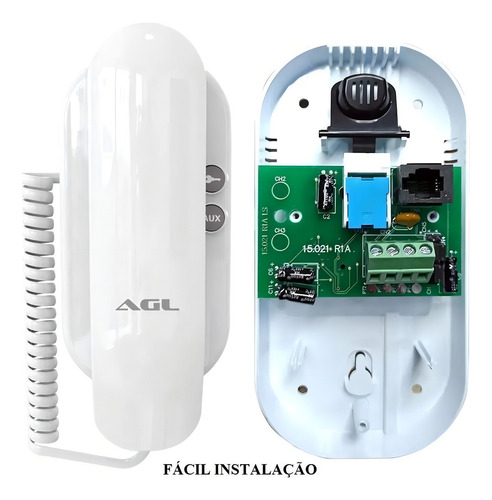Kit Porteiro Com 2 Extensão Eletrônico Interfone Residencial - Cinza - 127/220V MLB4440239041 - imagem 5