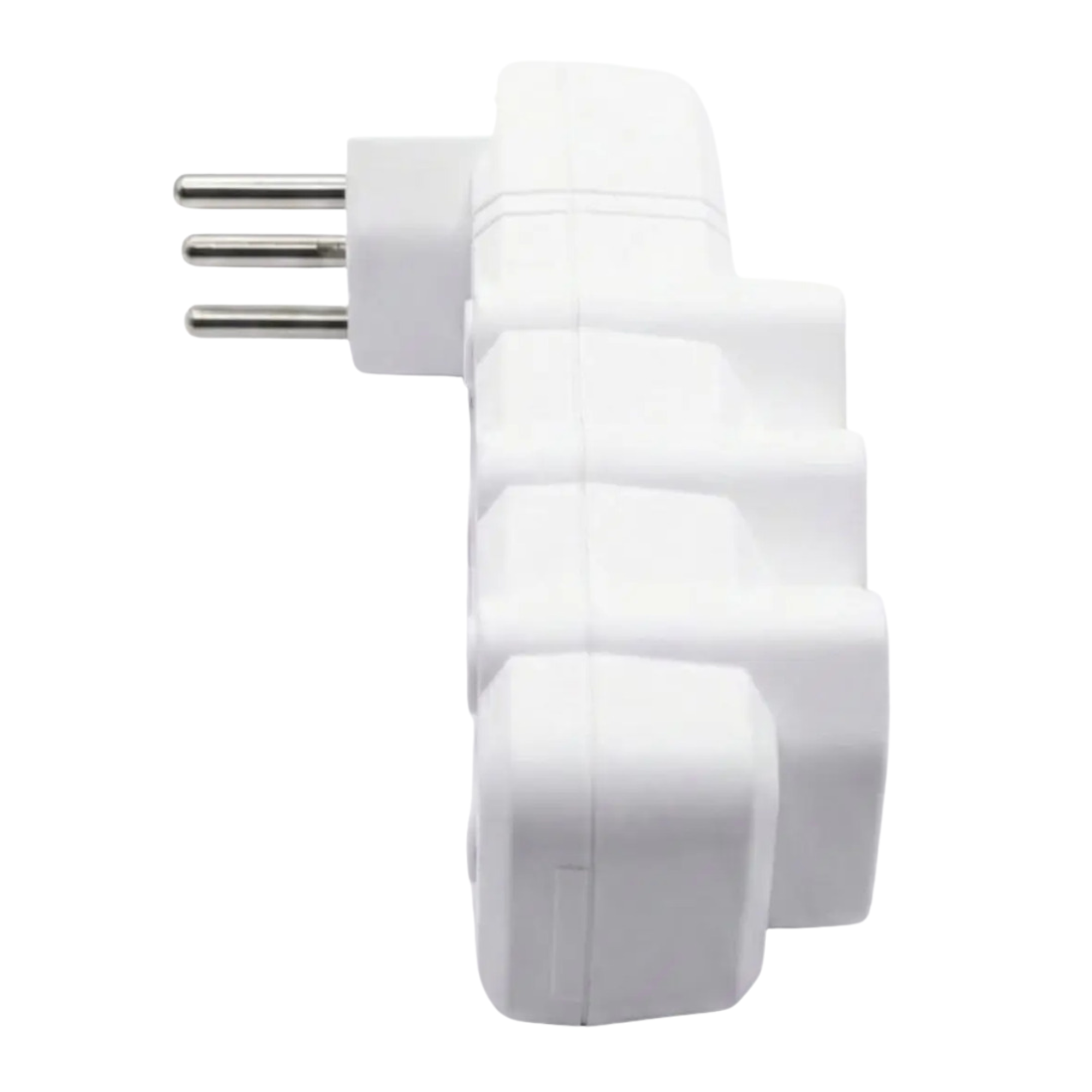 Multiplicador De Tomadas 3 Saídas 10A 2P+T Bivolt Branco - Qualitronix 0203001BR Qualitronix - imagem 2