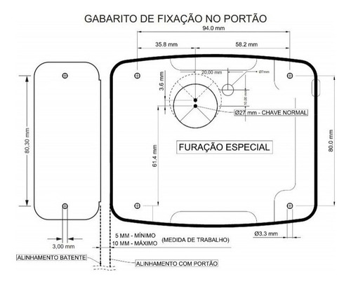 Fechadura Eletronica AGL Ultra Magic Card Preta - 42mm Ch.Simp. F.Esp. - Unidade 1011017 AGL - imagem 5