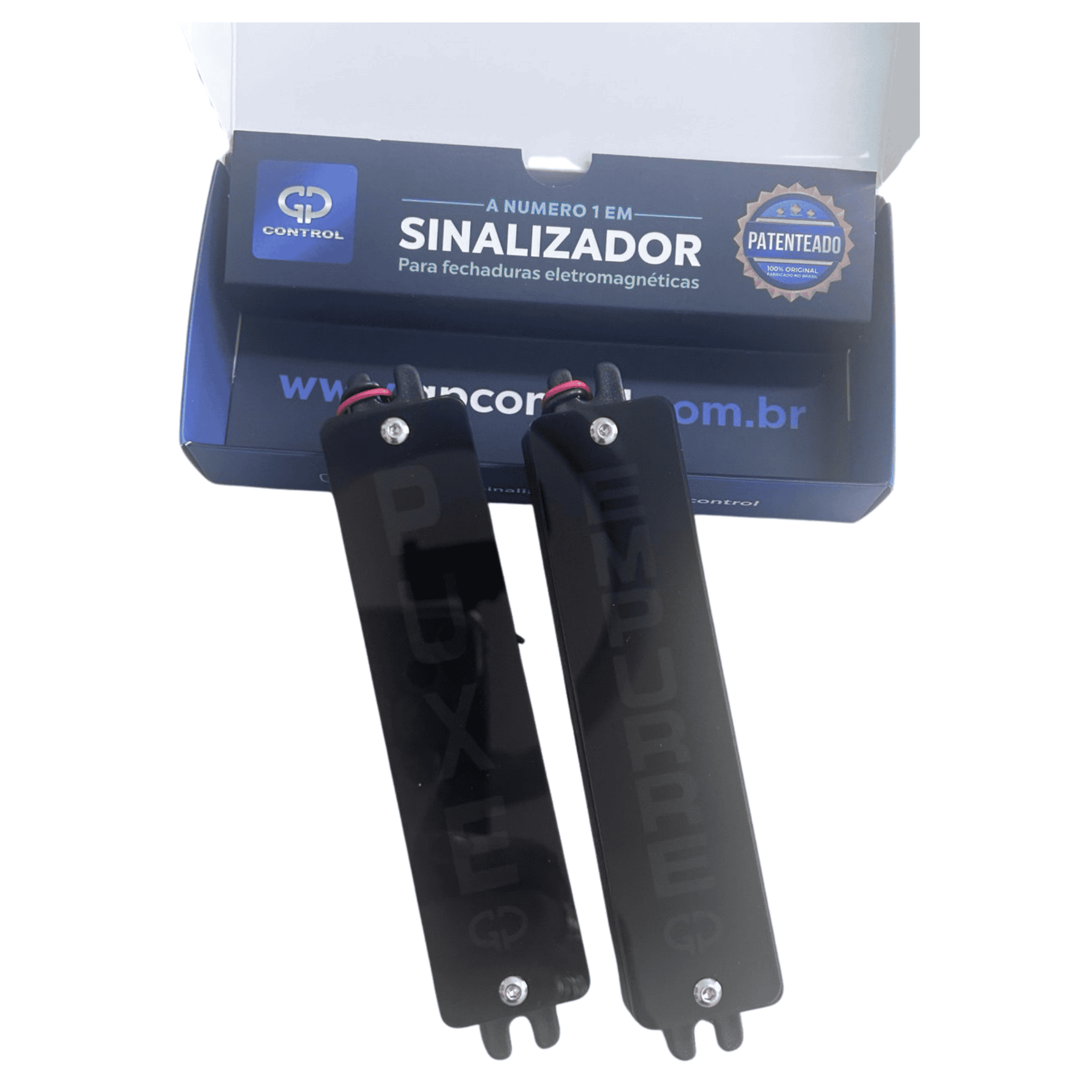 Display Sinalizador LED Puxe/Empurre Preto - Gp Control 212020 GP Control - imagem 4