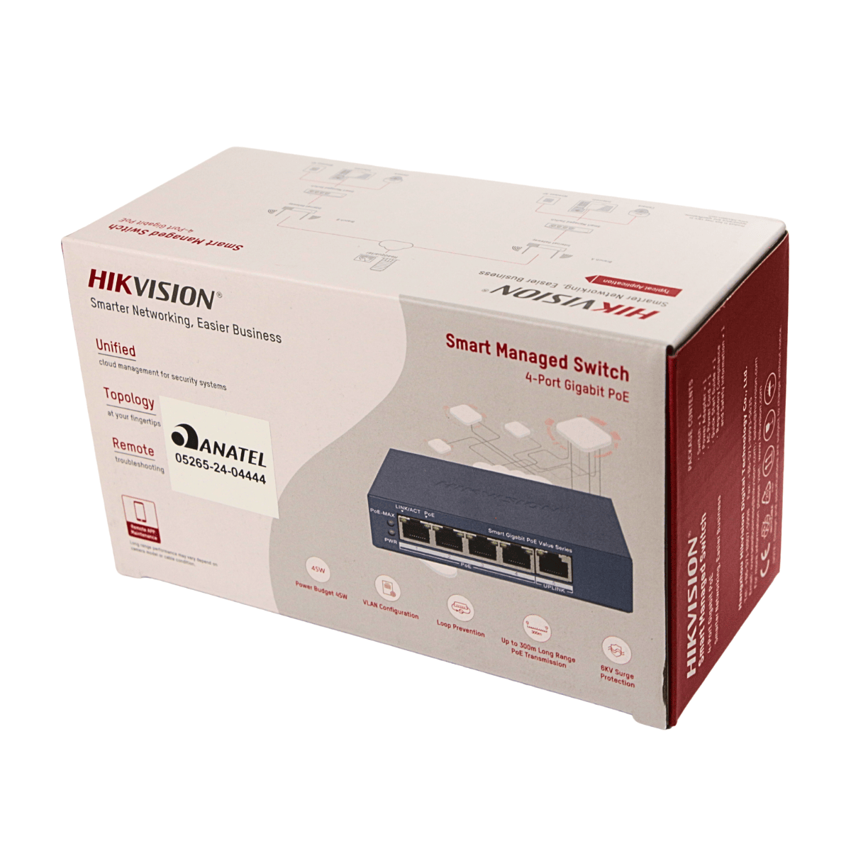 Switch Gigabit Smart PoE - DS-3E1505P-EI/M - Hikvision 25489 Hikvision - imagem 5