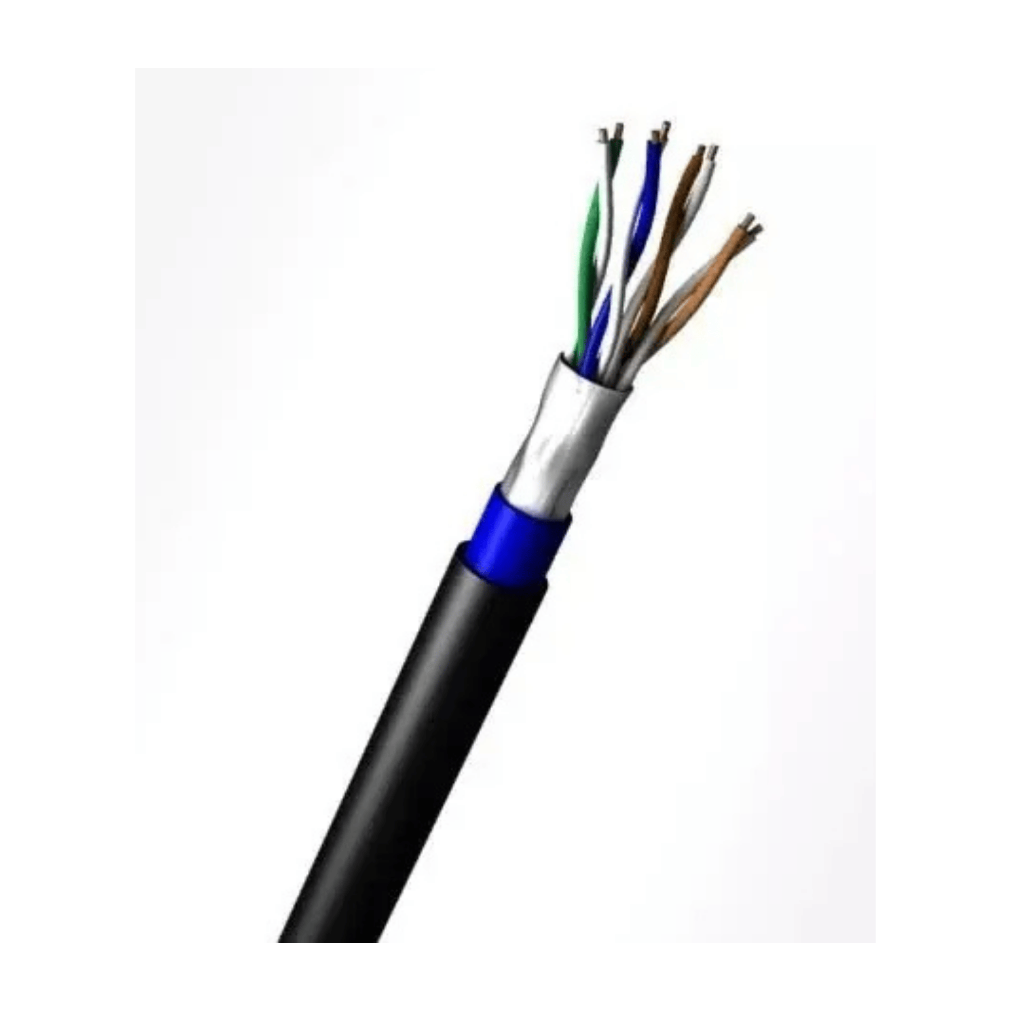 Cabo De Rede F/Utp CAT5E 4 Pares Cmx Preto - 24AWG - Mpt (Mínimo 100m) 53126452 MPT - imagem 2