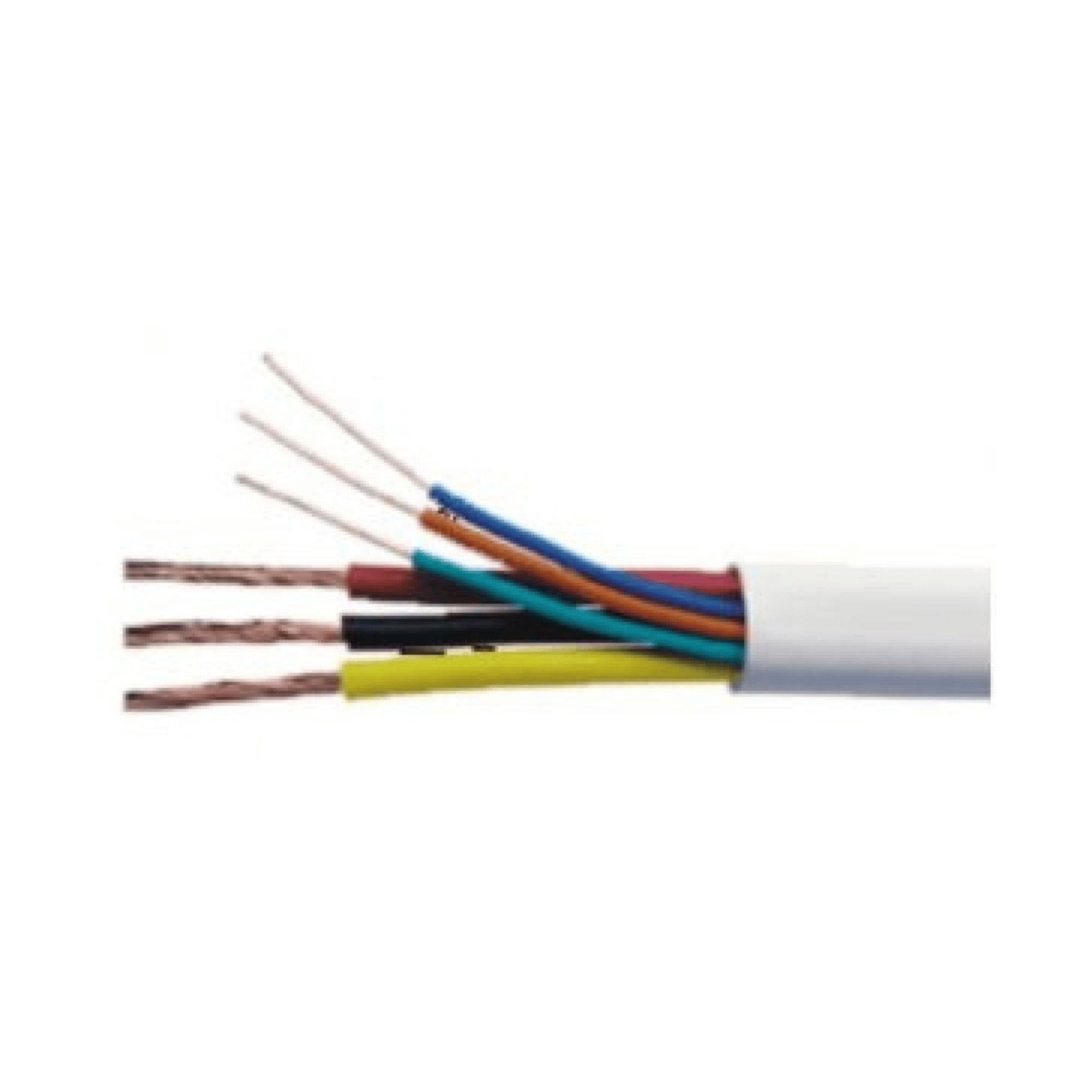 Cabo Fim De Curso 6 Vias 3X0,40mm + 3X0,75mm Branco 100m - Cabomix 4769 CaboMix - imagem 2