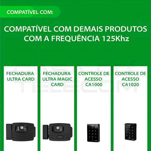 Chaveiro Digital - Tag 125kHz - AGL 1110038 AGL - imagem 2