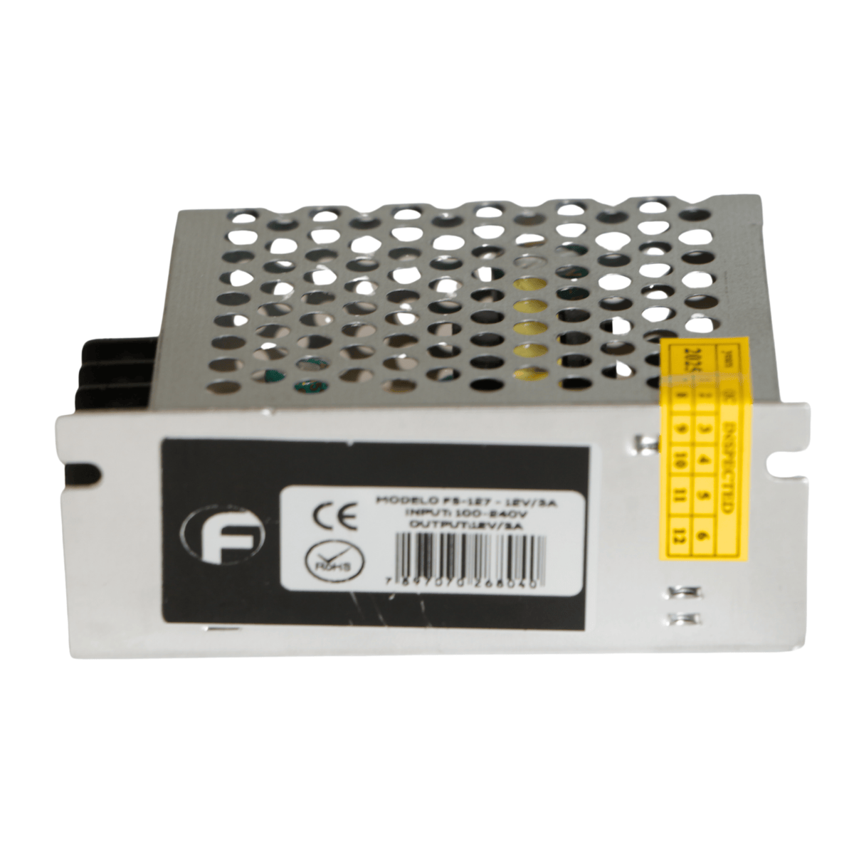 Fonte 12V 3A Gradeada Bivolt - FS-127 - Fasgold FS-127 Fasgold - imagem 3
