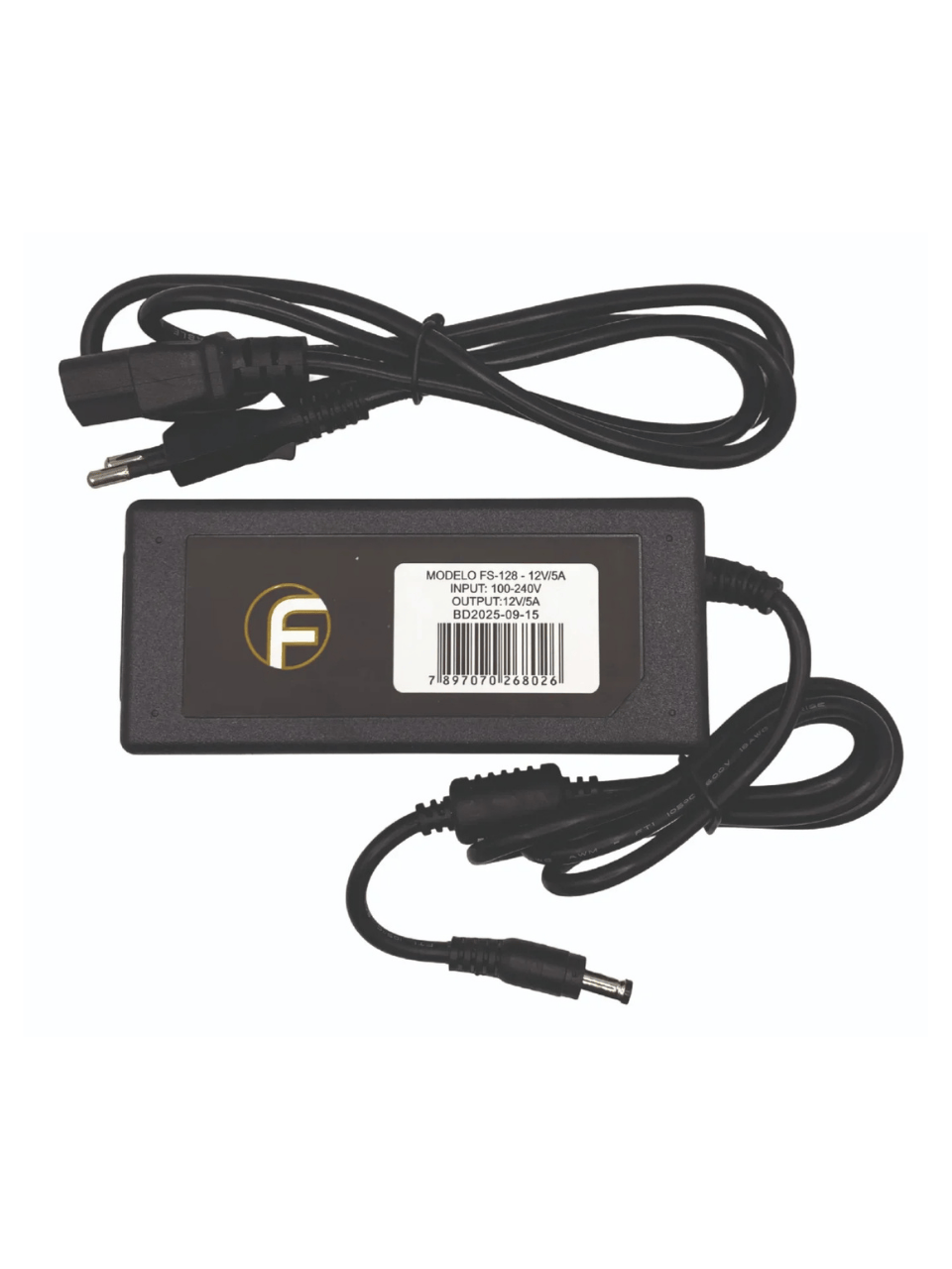 Fonte 12V 5A Bivolt 60W Psi Smart Chip - FS-128 - Fasgold FS-128 Fasgold - imagem 3