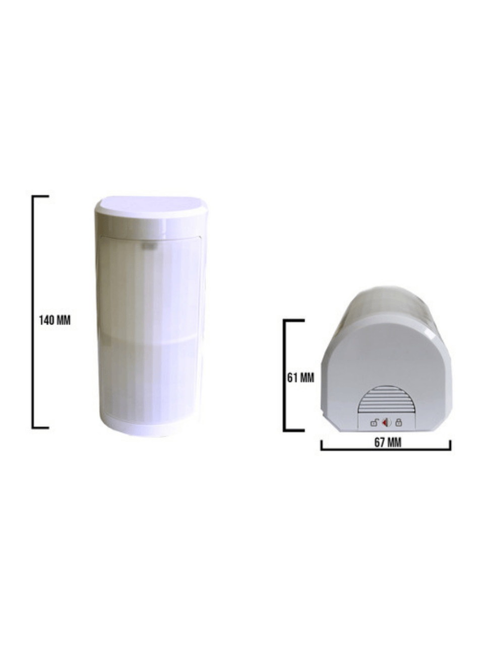 Sensor Duplo Pir Com Fio Externo - DS-PDP18-HM - Hikvision 22002 Hikvision - imagem 3