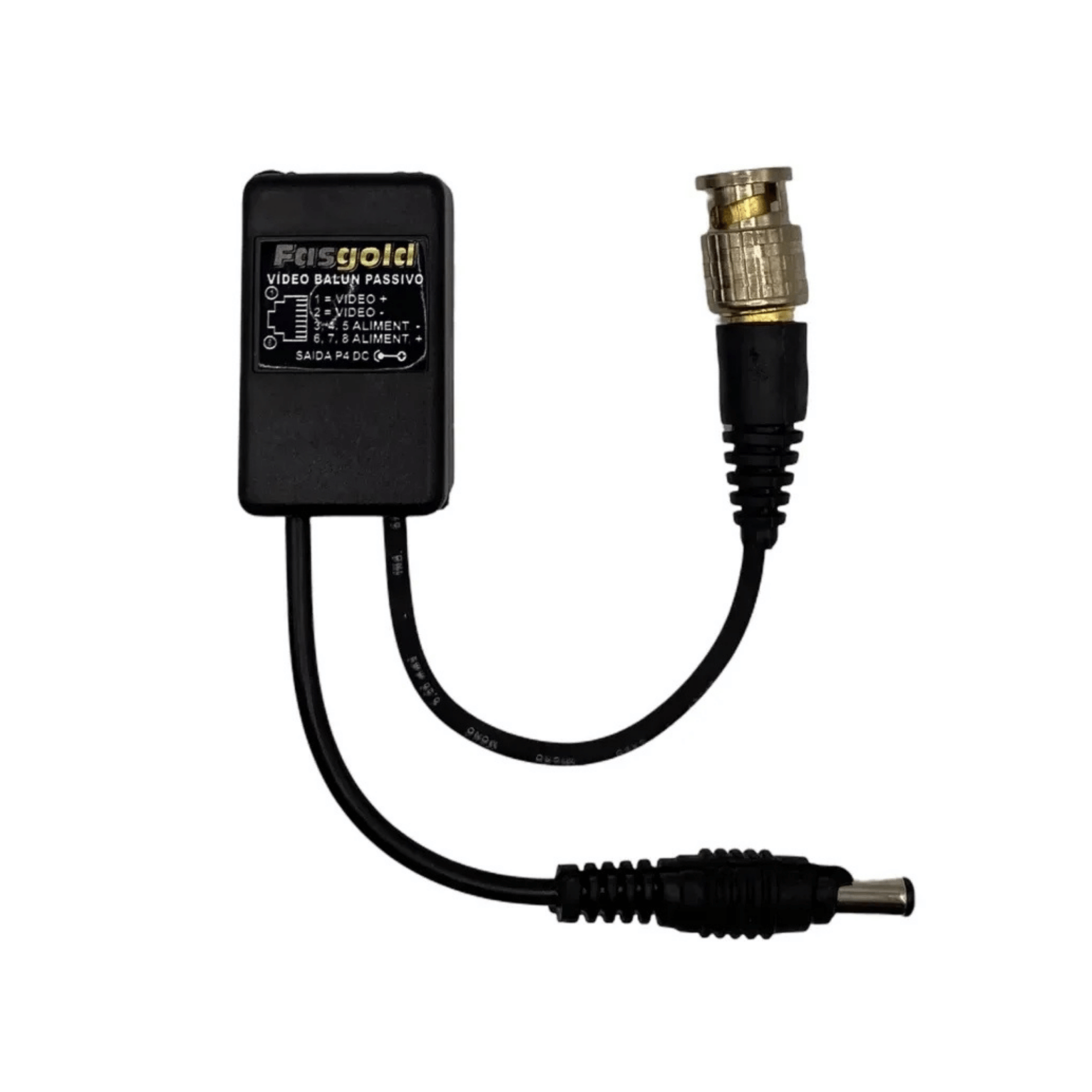 Balun Full HD Para Power Balun Top Gold - FS-482 - Fasgold