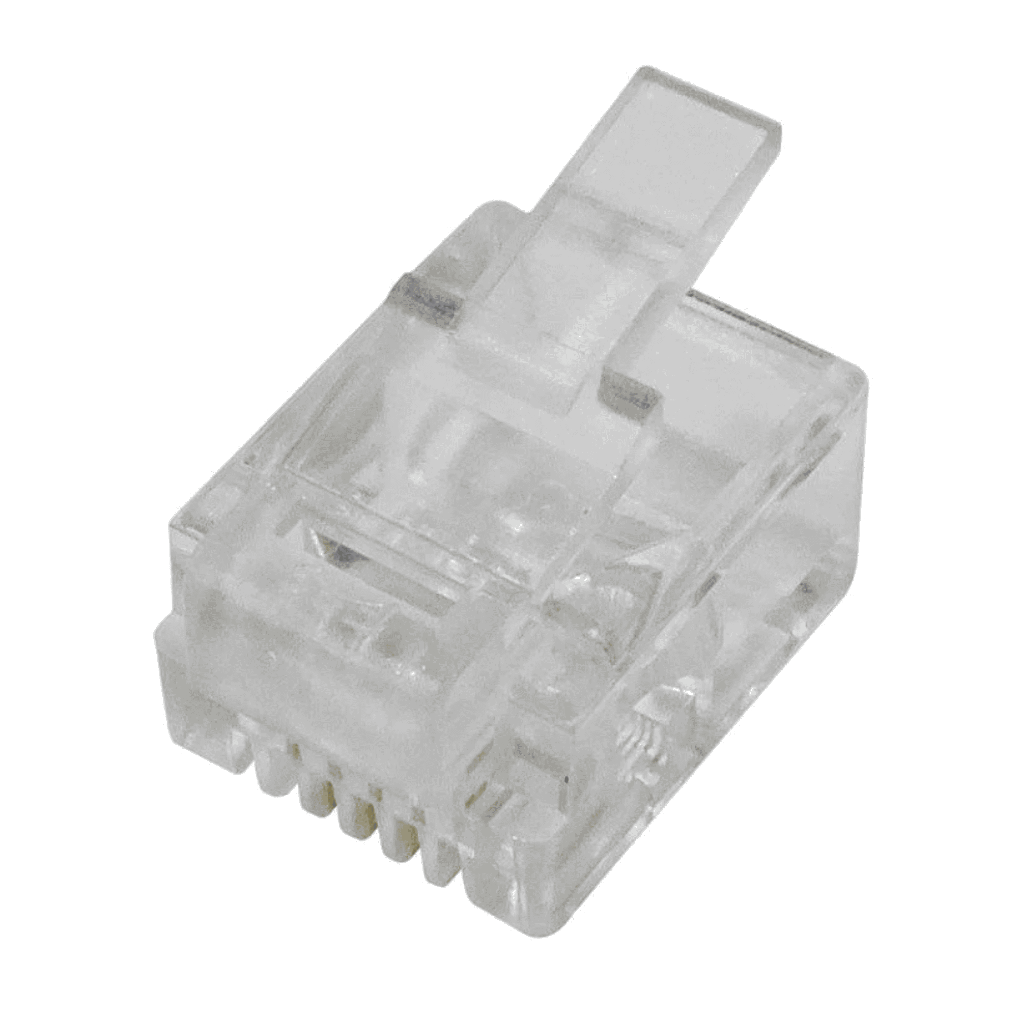 Conector RJ11 Para Telefonia - Pacote Com 10 Unidades - Exbom RJ11/PCO10 Exbom - imagem 3
