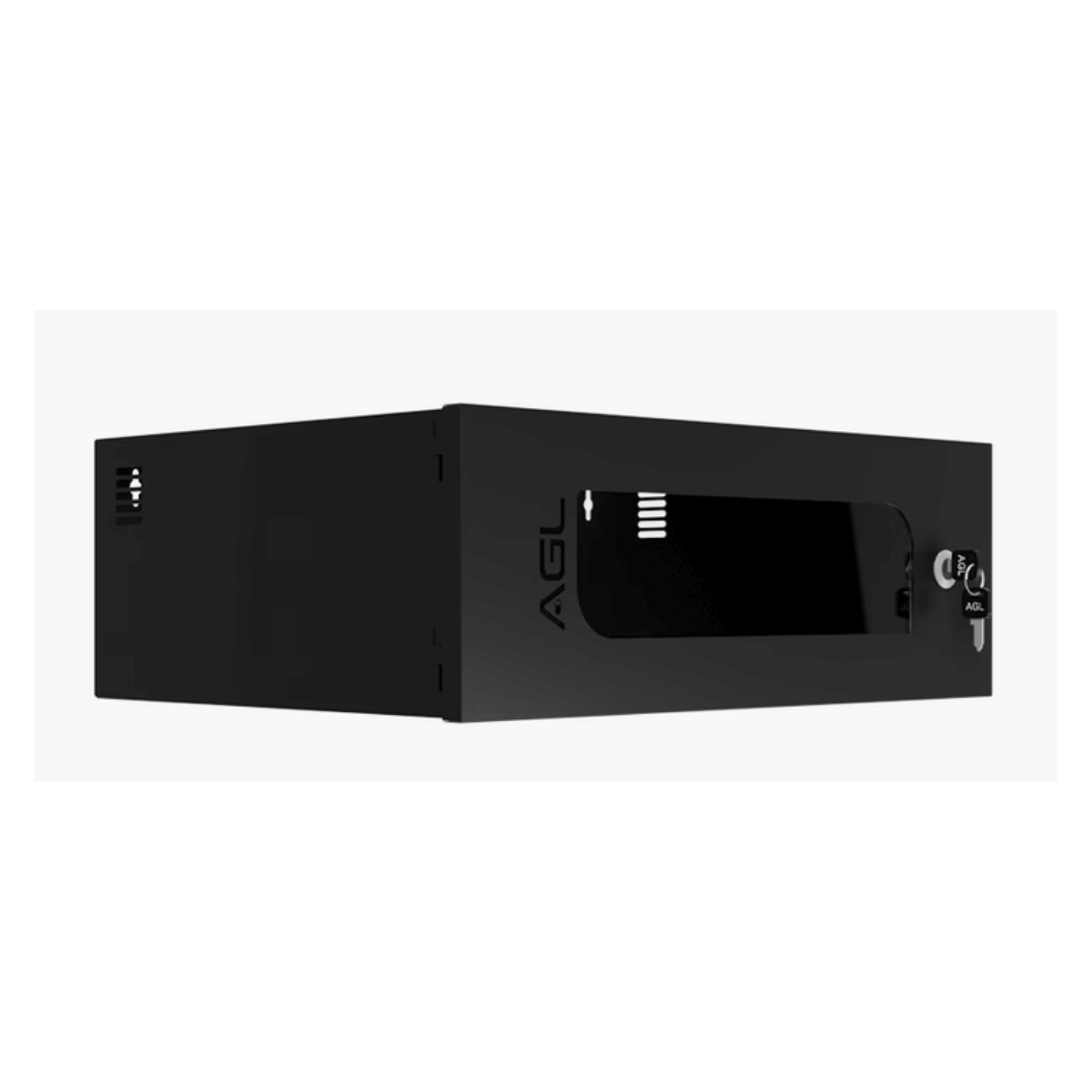 Rack Metálico Parede 3U 19" Preto Com Chave - AGL 1108002 AGL - imagem 3