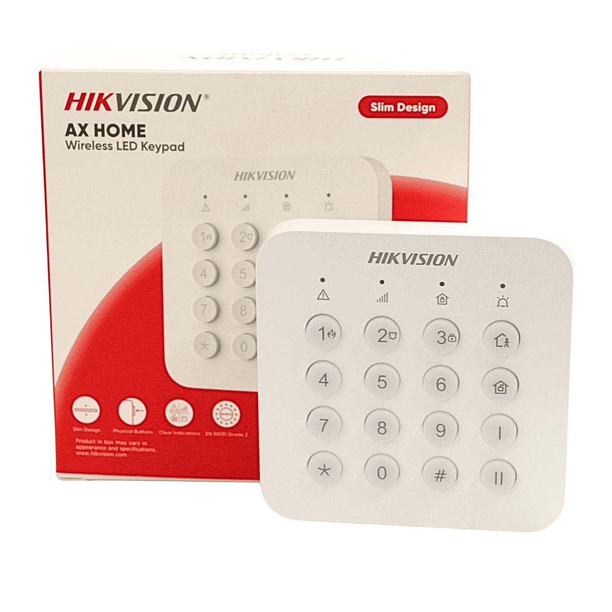 Teclado LED Sem Fio AX Pro Home – DS-PK201B-WE – Hikvision 29078 Hikvision - imagem 4