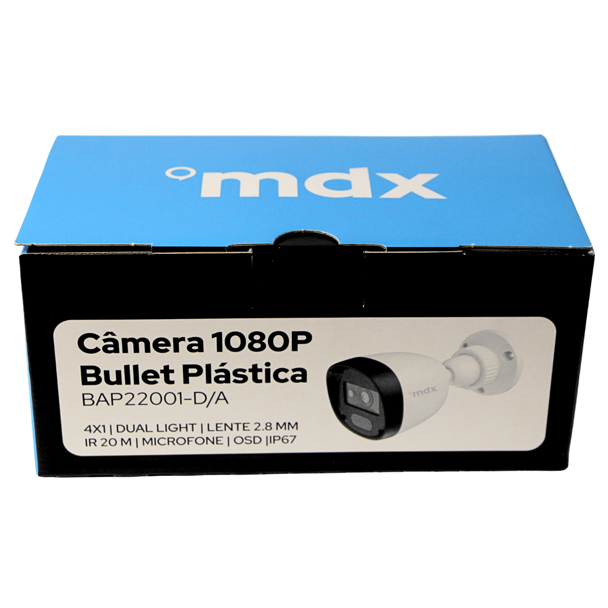 Câmera Segurança Bullet 4X1 2MP Full HD BAP22001 D/A – Mdx 700099M MDX - imagem 4