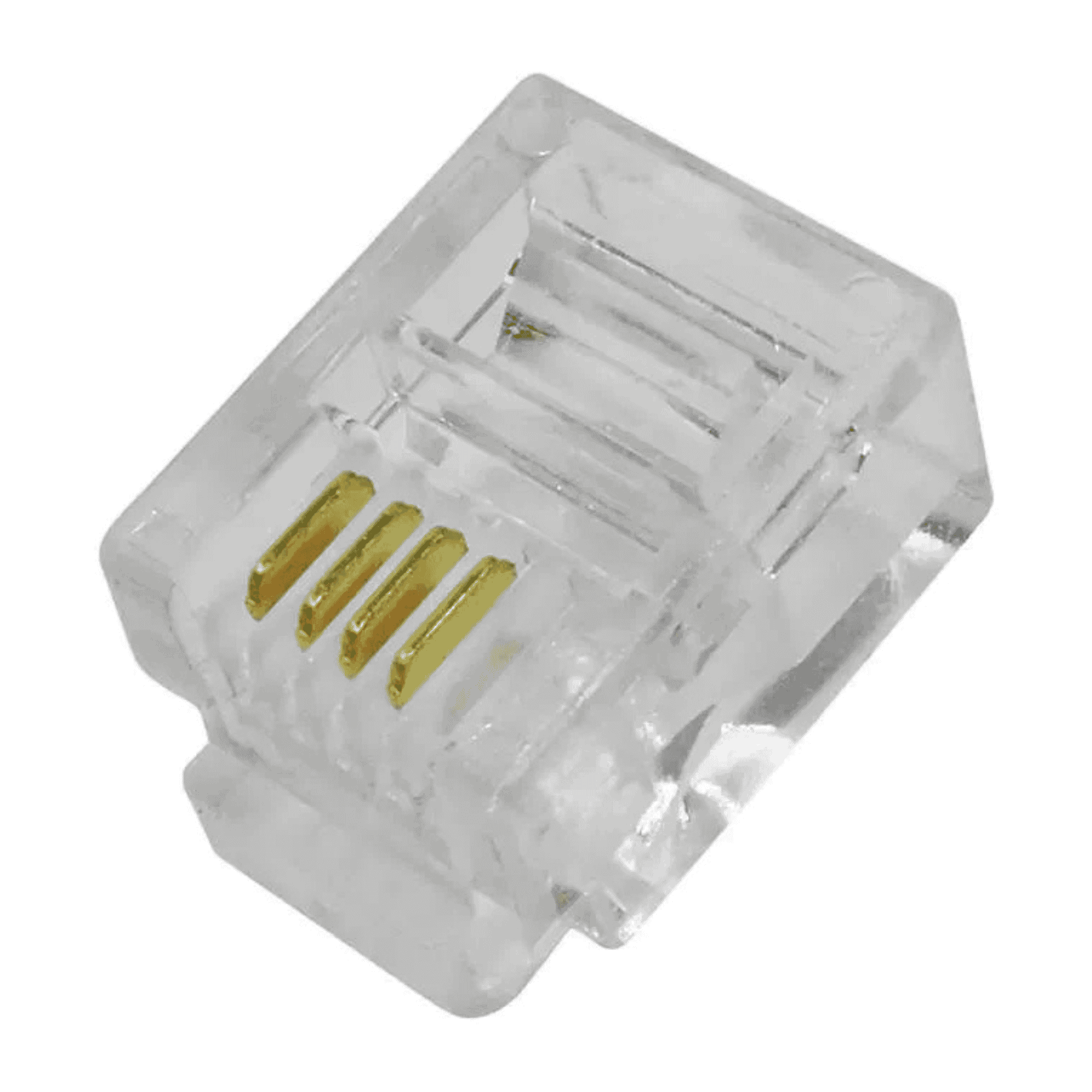Conector RJ11 Para Telefonia - Pacote Com 10 Unidades - Exbom RJ11/PCO10 Exbom - imagem 5