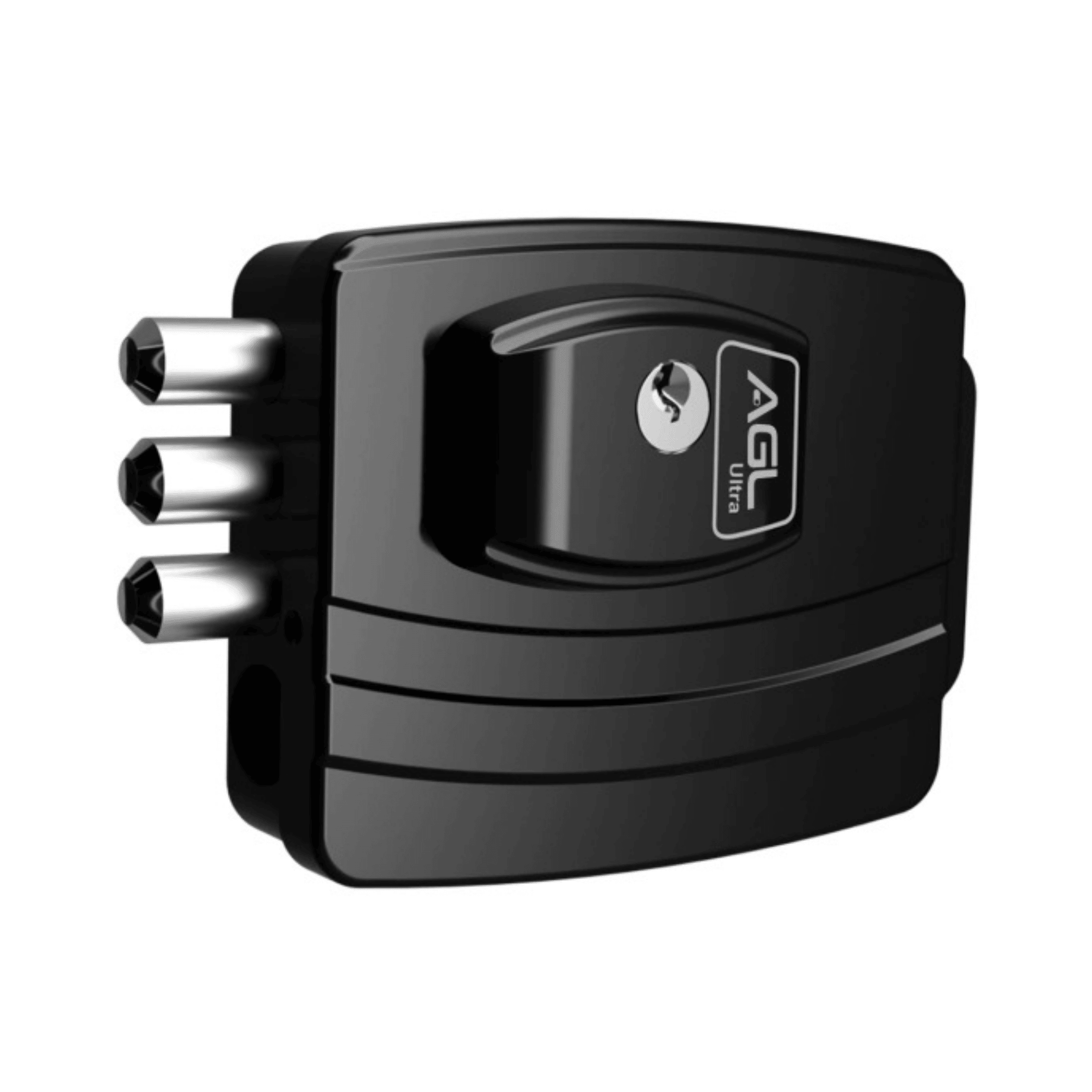 Fechadura Eletrônica Ultra Preta 42mm Chave Simples - AGL 1011036 AGL - imagem 3