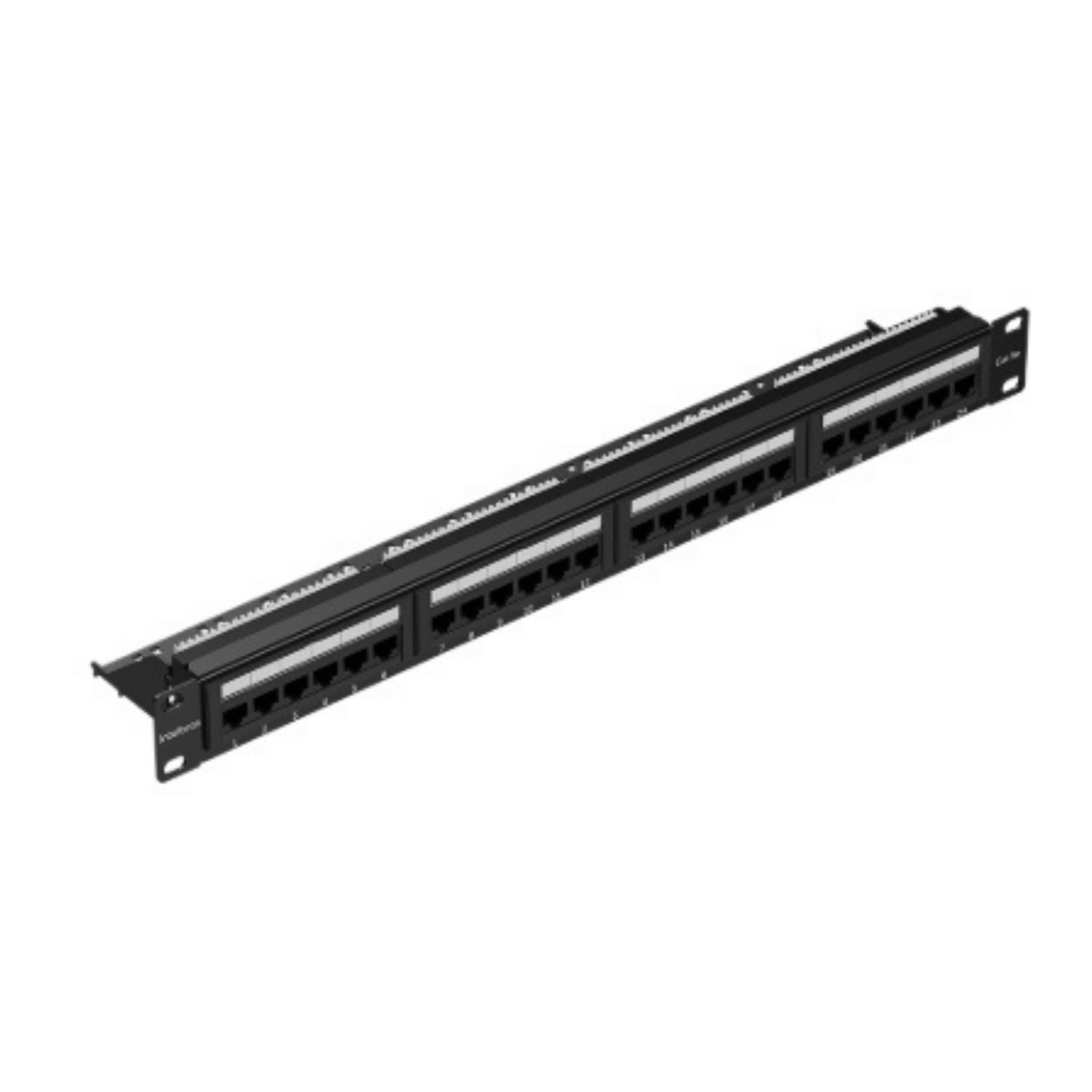 Patch Panel CAT5E 24 Portas 1U 19" Impact LAN - PP524 - Intelbras PP524 Intelbras - imagem 6