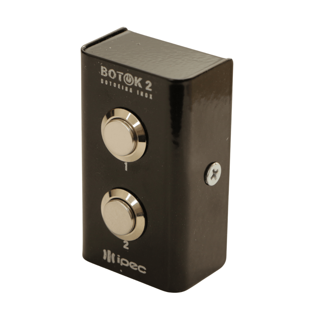 Botoeira Inox Preta 2 Botões - Botok 2 - Ipec A2525-PT IPEC - imagem 4