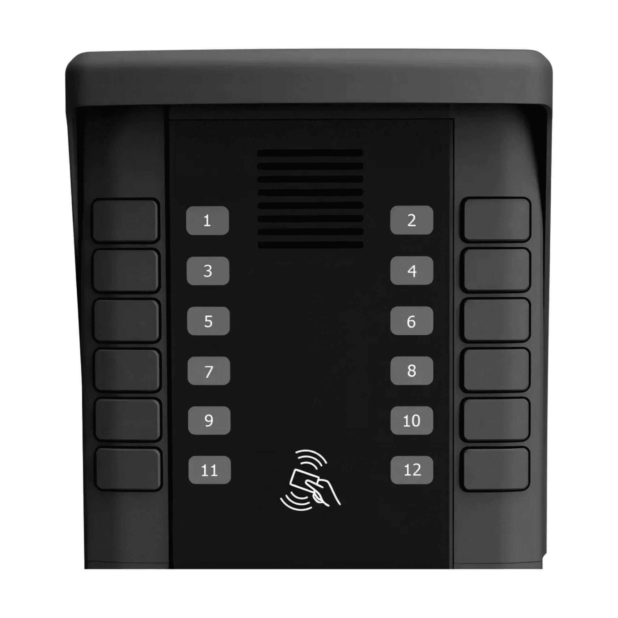 Porteiro Eletrônico Coletivo 12 Pontos Bluetooth RFID - S500 - AGL 1107113 AGL - imagem 4