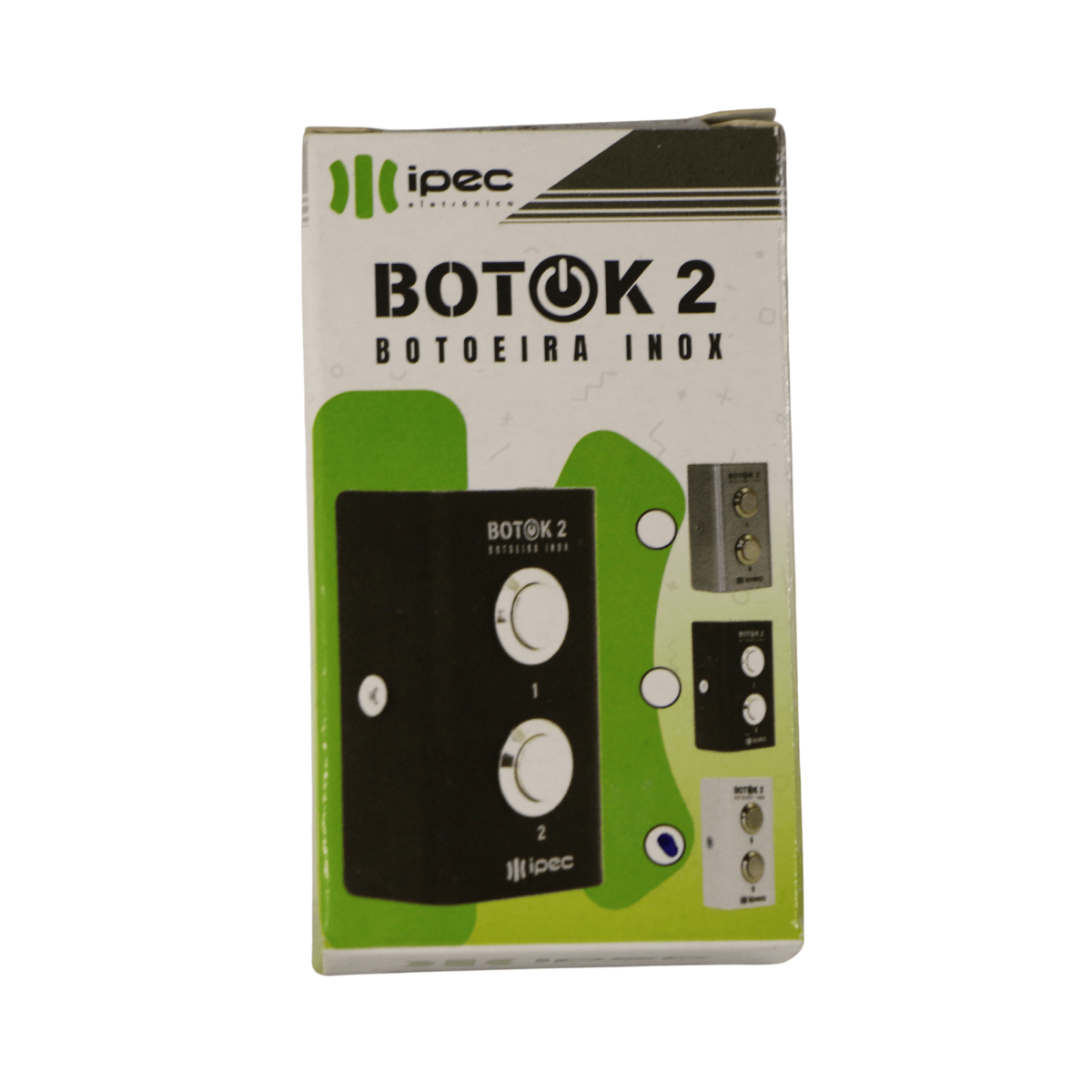 Botoeira Inox Branca 2 Botões - Botok 2 - Ipec A2525-BR IPEC - imagem 6