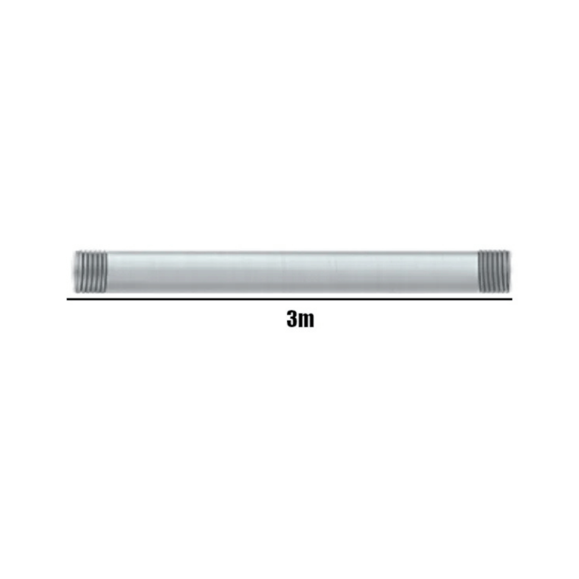 Eletroduto Galvanizado Médio 3/4" X 3m - 61010APZ - Forzon 61010APZ Forzon - imagem 4