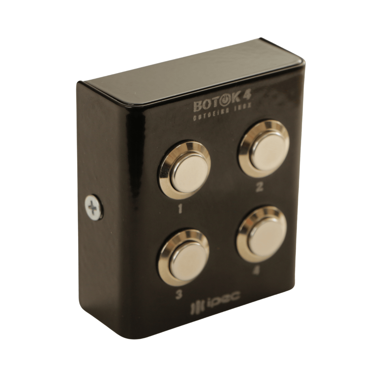 Botoeira Inox Preta 4 Botões - Botok 4 - Ipec A2526-PT IPEC - imagem 4