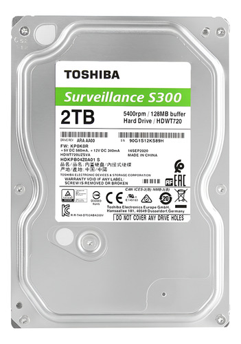 Hdd Toshiba 2 Tera HDWT720UZSVA EX001