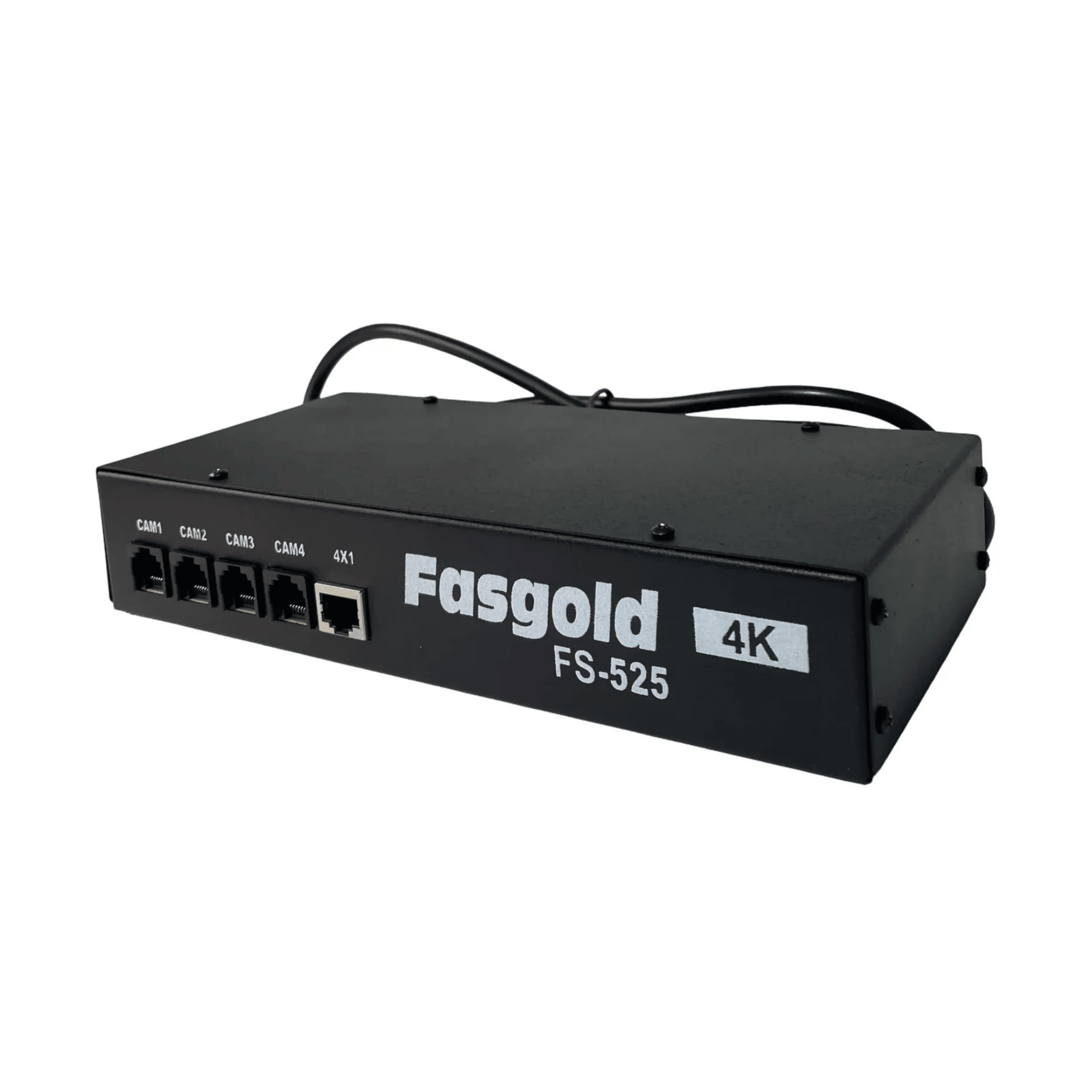 Power Balun 4 Canais 4K Distribuidor De Vídeo 4X1 Com Fonte - FS-525 - Fasgold FS-525 Fasgold - imagem 4