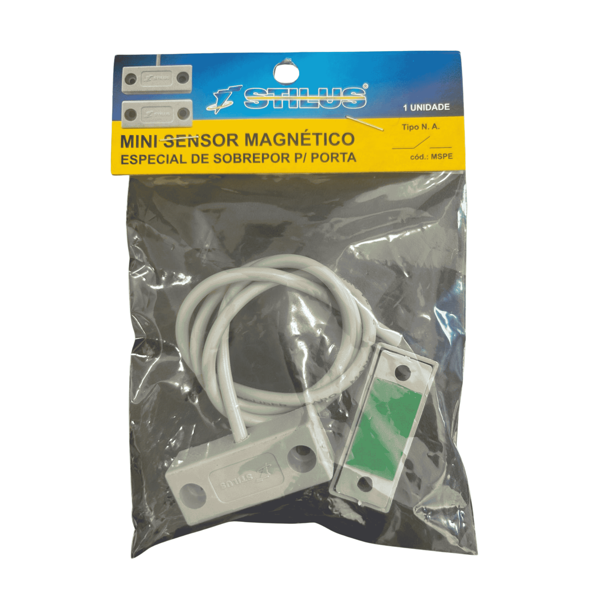 Mini Sensor Magnético Especial De Sobrepor Para Portas, Portões E Baús - Mspe - Stilus MSPE Stilus - imagem 3