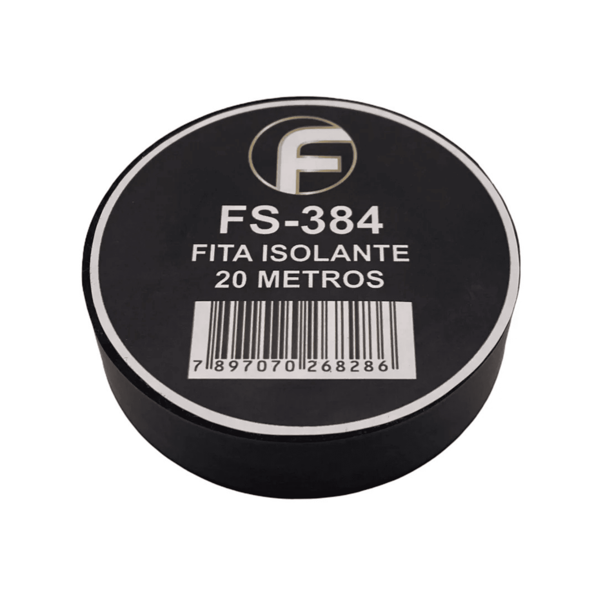 Fita Isolante Preta 20 Metros - FS-384 - Fasgold