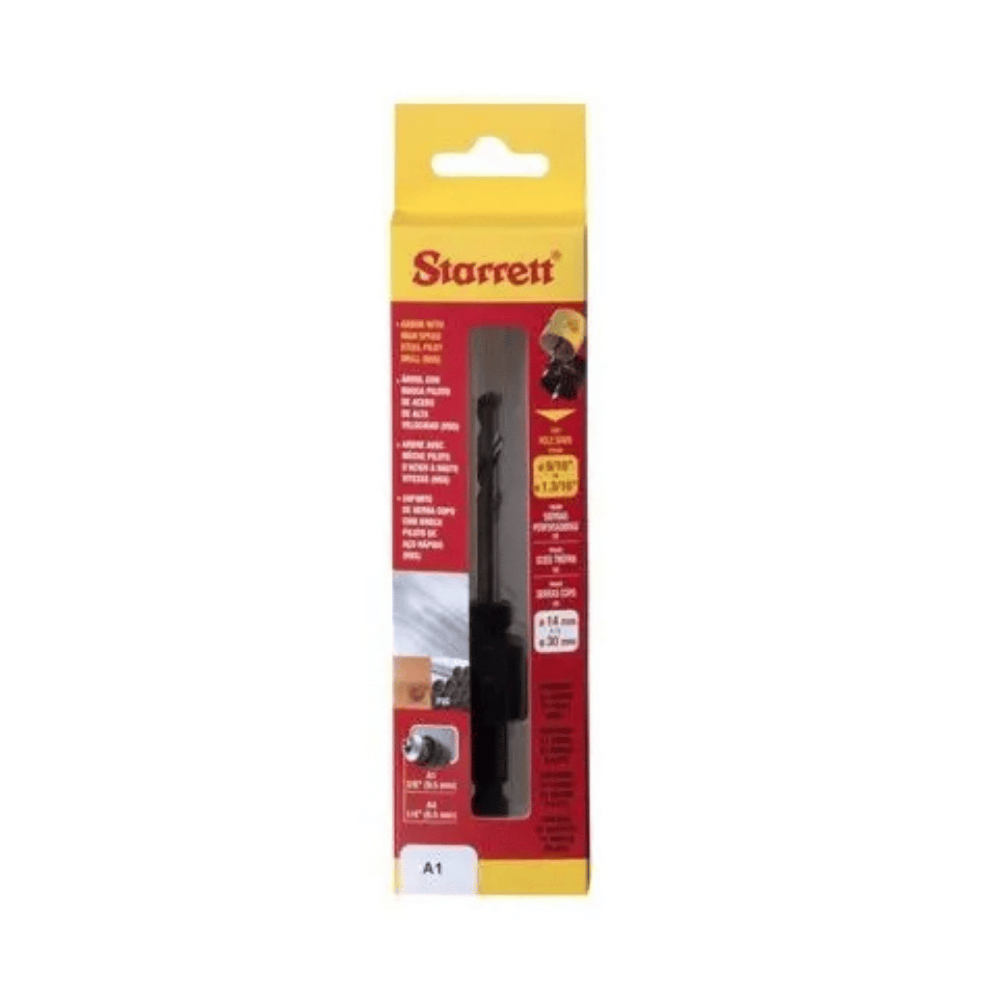 Suporte Serra Copo A1 14 A 30mm Com Broca Hss - Starrett 85394 Starrett - imagem 3