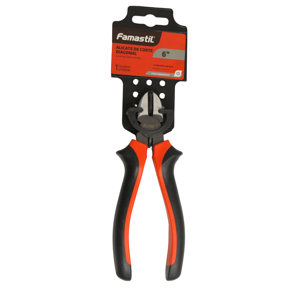 Alicate De Corte Diagonal 6" - Famastil 76228 Famastil - imagem 3