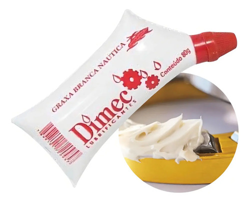 Graxa 80g Branca Dimec