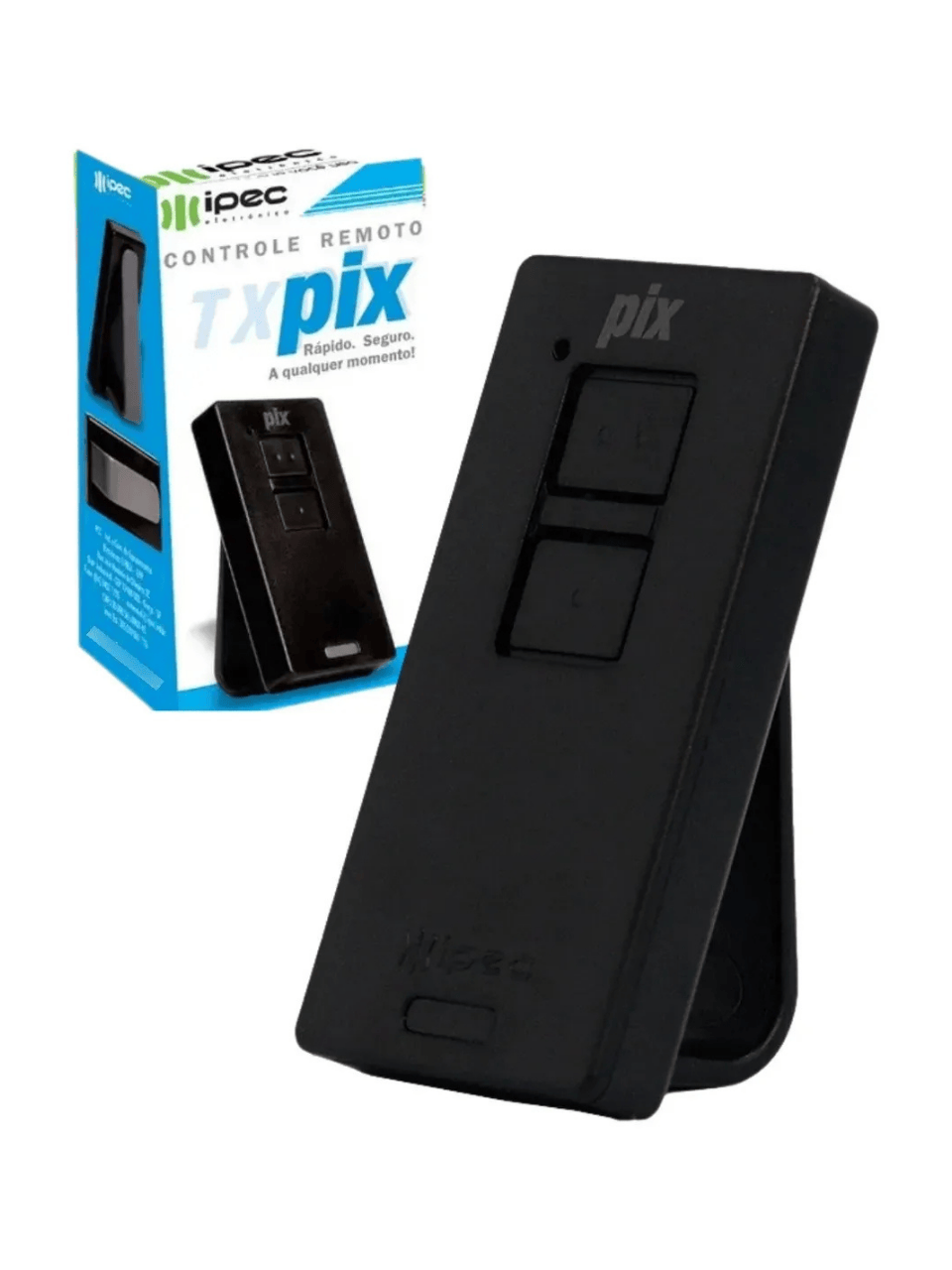 Controle Remoto 433,92MHz Saw Preto - Txpix - Ipec A2372PT IPEC - imagem 3