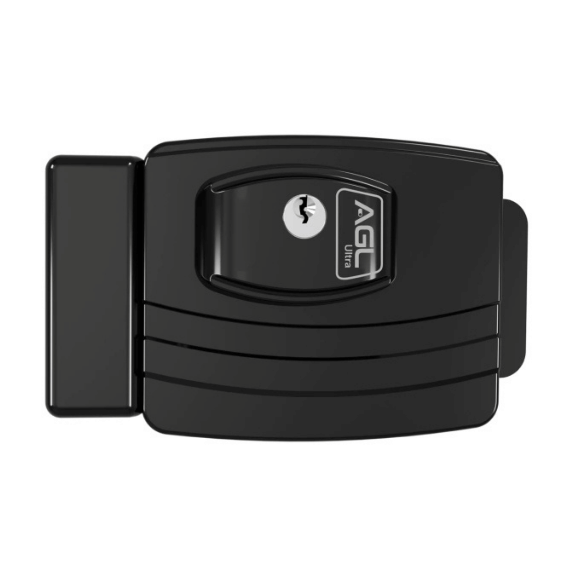 Fechadura Eletrônica Ultra Preta 42mm Chave Simples - AGL 1011036 AGL - imagem 2