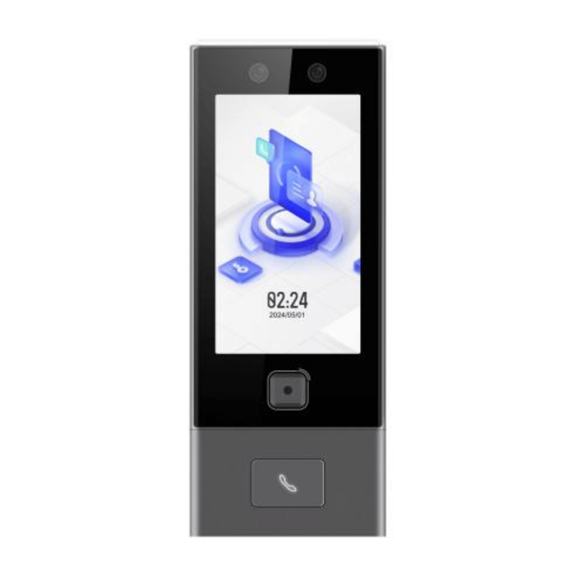 Terminal De Reconhecimento Facial Tela 7" - DS-K1T672MX/WE - Hikvision 16717922 Hikvision