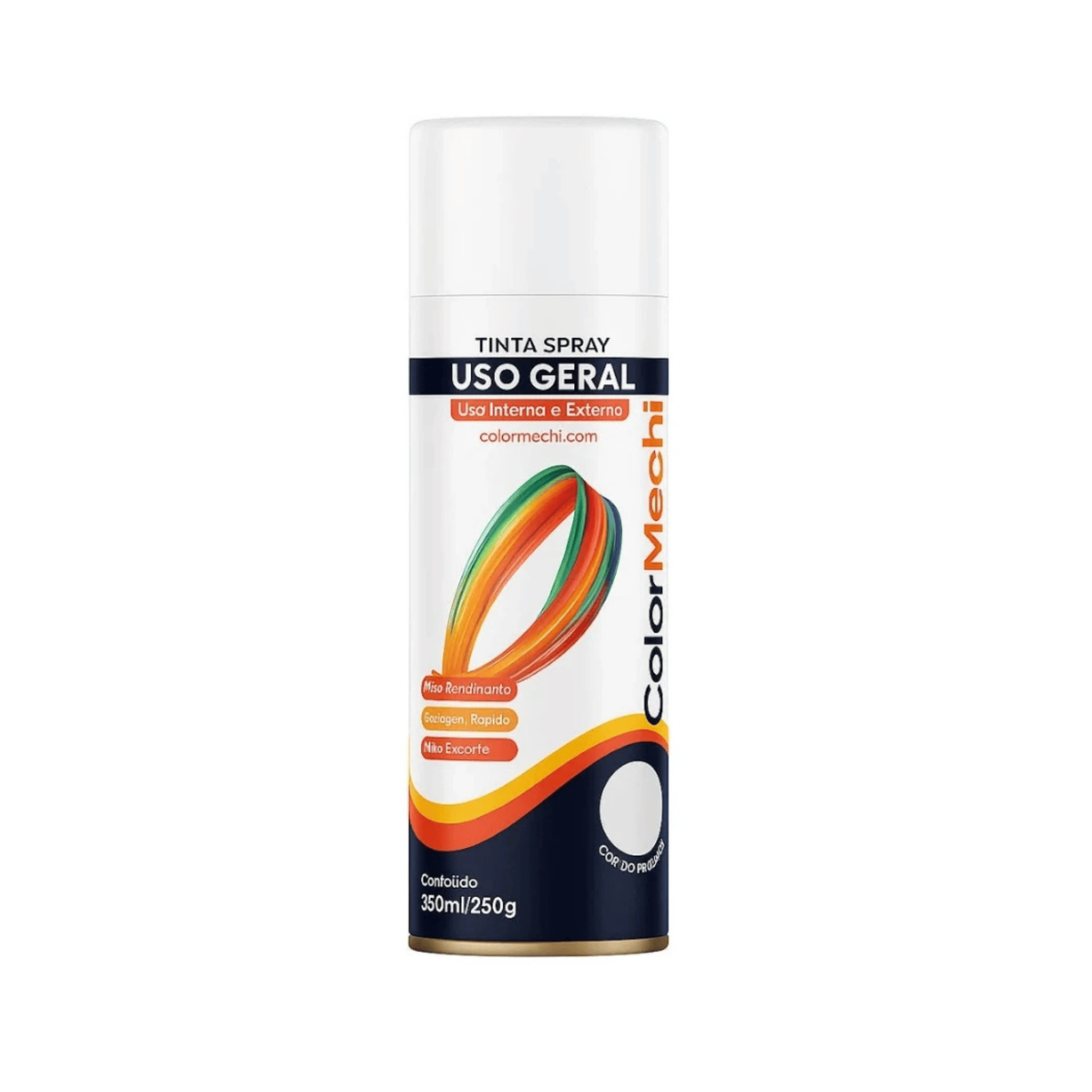 Tinta Spray Uso Geral Branco Fosco 350ML - Forzon 369502 Forzon - imagem 2