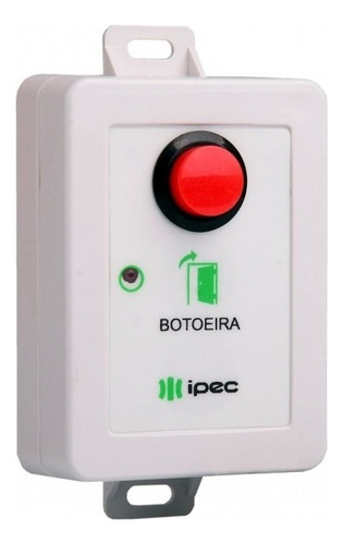 Ipec Botoeira Simples Sem Fio 433,92MHz