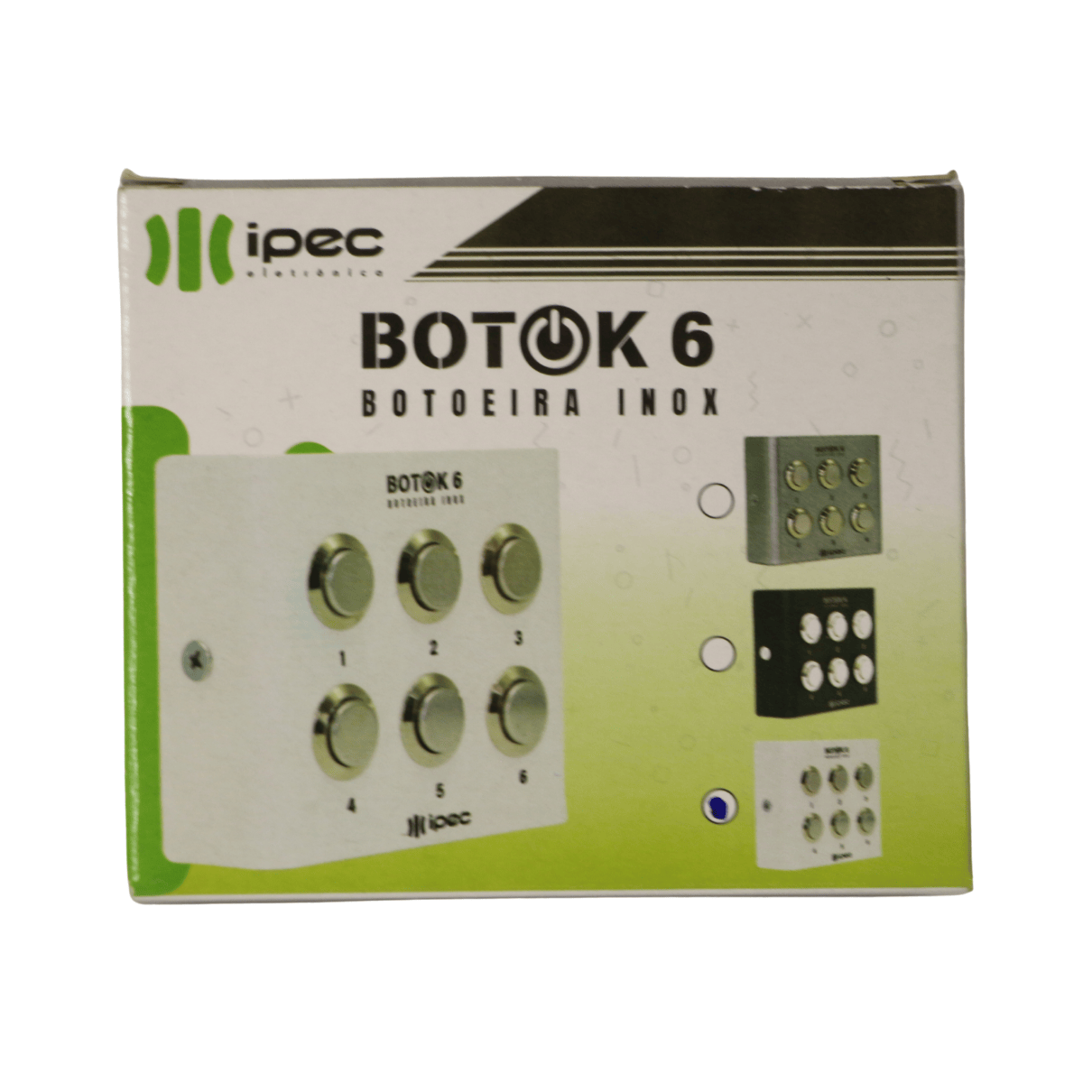 Botoeira Inox Branca 6 Botões - Botok 6 - Ipec A2527-BR IPEC - imagem 6