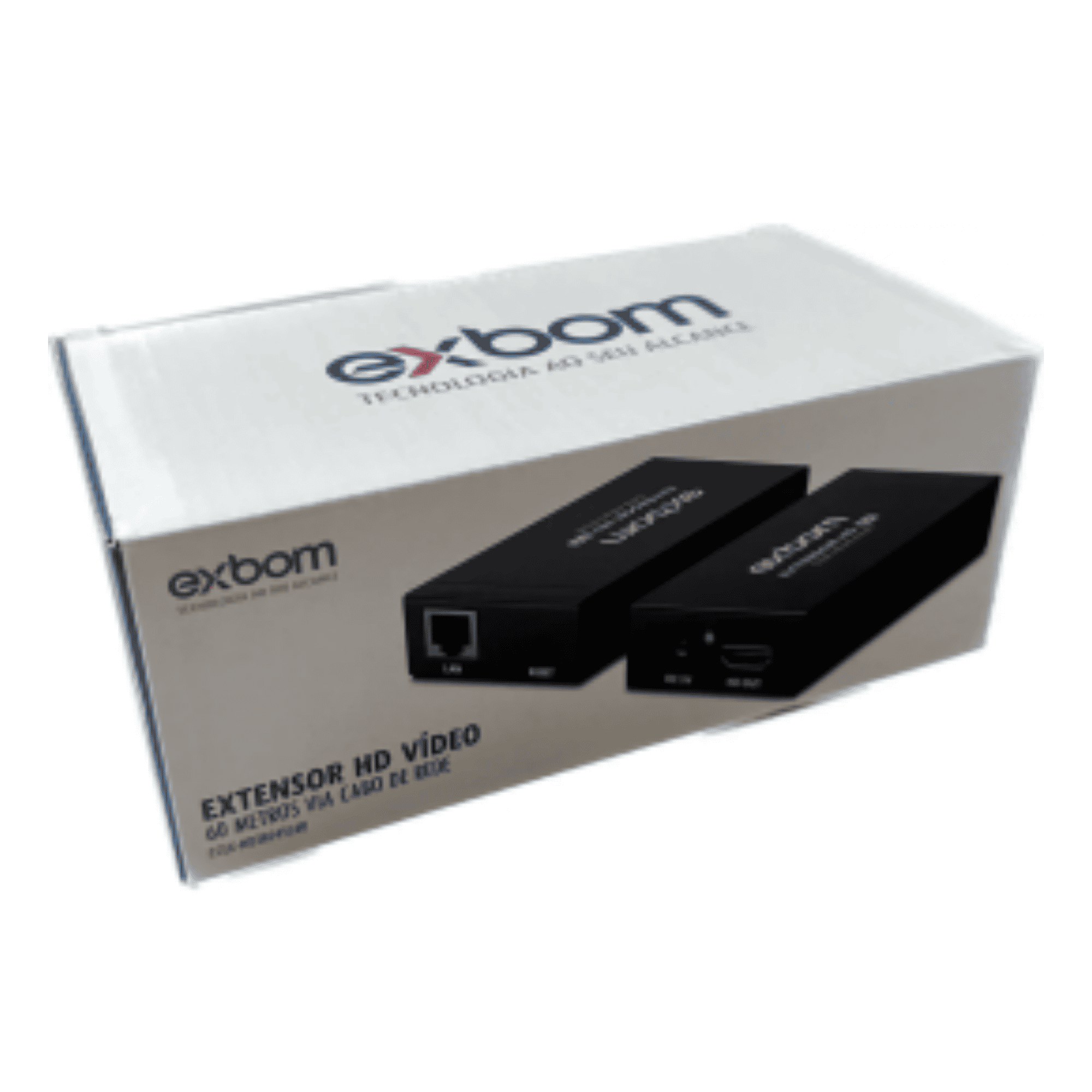 Extensor HDMI RJ45 CAT5E CAT6 Full HD 60m - Exbom EX60HDMI Exbom - imagem 5