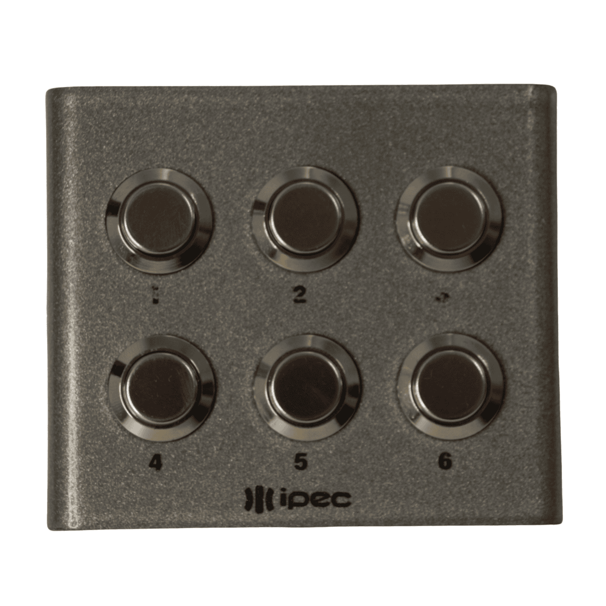 Botoeira Inox Prata 6 Botões - Botok 6 - Ipec