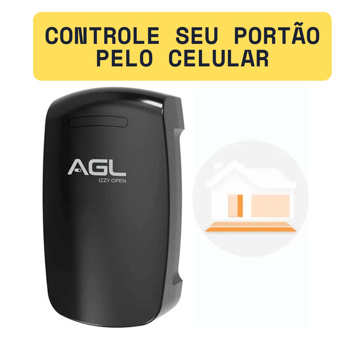 Modulo Garagem Izzy Open AGL Preto 433MHZ/2 Canais V2024 - Unidade 1110399 AGL - imagem 4