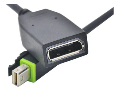 Adaptador Mini Displayport Macho P/ Displayport Fêmea Preto